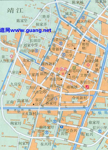 靖江市区地图