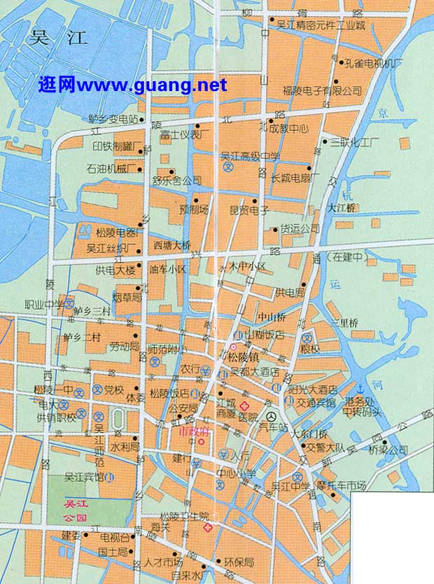 2015年版吴江地图